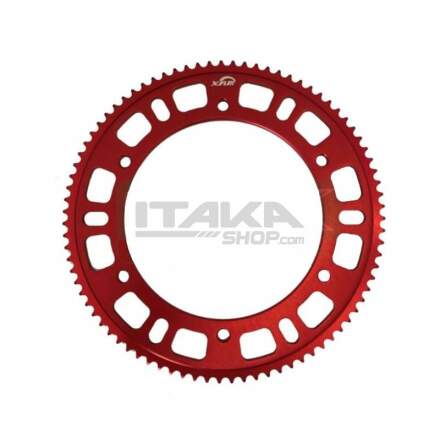 XAM ANODIZED PERFORATED 215 RED SPROCKET