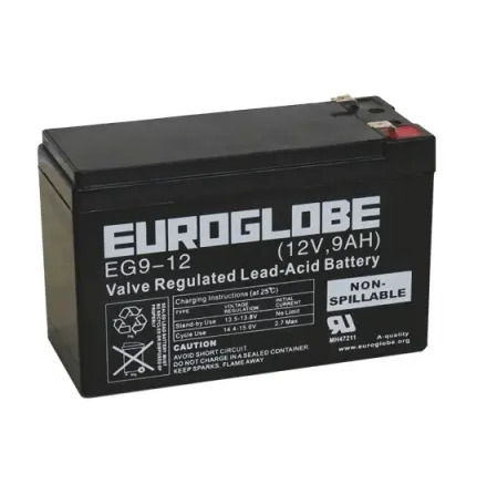 EUROGLOBE 12V 9AH (AGM) 151X65X94 