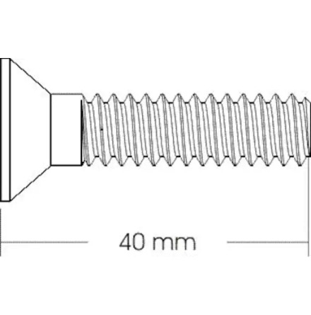 INSEXSKRUV  8X40 FRSNKT 