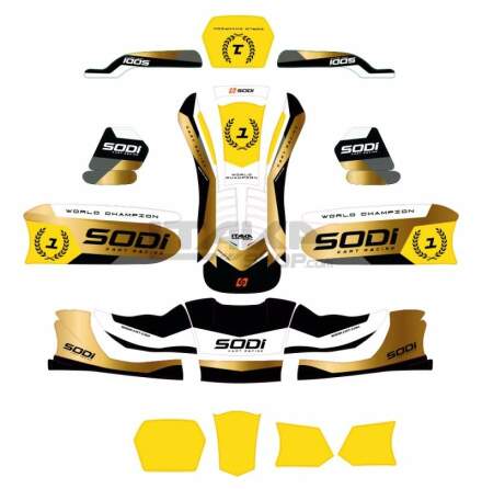 STICKERS FULL KIT SODI WORLD CHAMPION 509