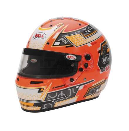 RS7-K ORANGE STAMINA BELL HELMET - FIA 8878-2024